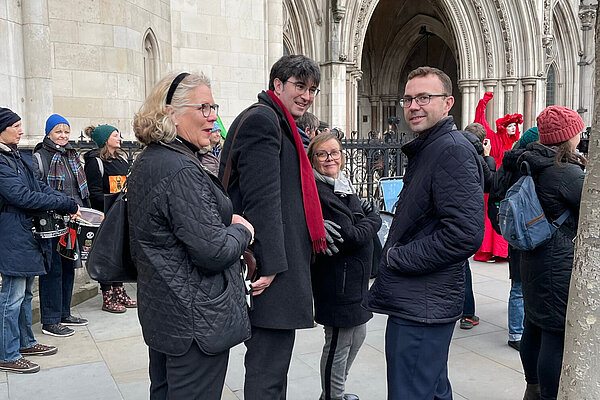 Lib Dem councillors at the High Court