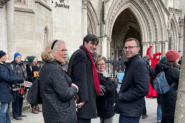 Lib Dem councillors at the High Court