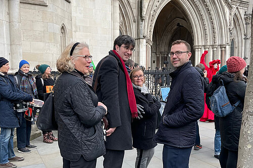 Lib Dem councillors at the High Court